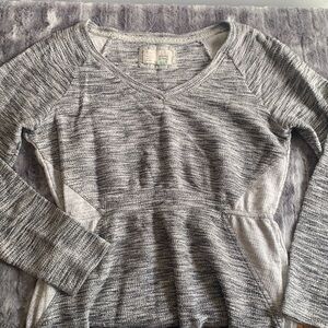 Anthropologie Saturday Sunday Gray Sweater Dress w/ Pockets | Size L